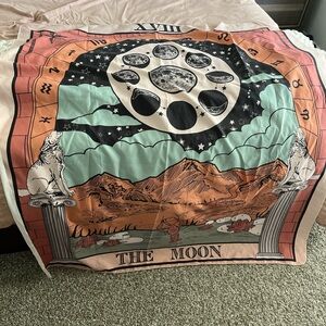 tarot moon tapestry